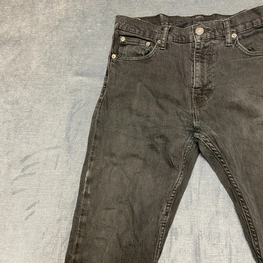 Levi's Jeans Mens 30x30 Black Denim Slim Fit Skinny Leg Streetwear Dark Wash